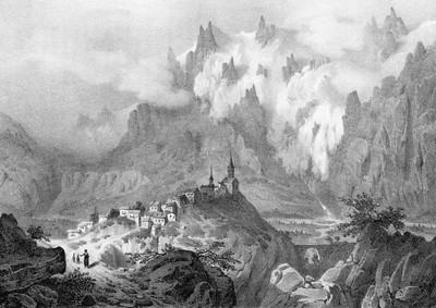 La Grave et la Meije vers 1835-1839 par Victor Cassien La Grave et la Meije vers 1835-1839 par Victor Cassien
