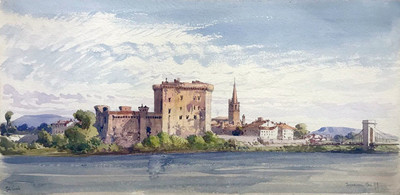 Le Rhône à tarascon par Gabriele Carelli