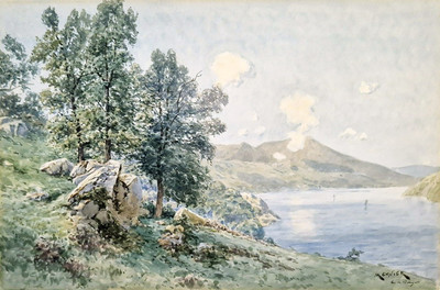 Lac du Bourget par Théophile Meunier