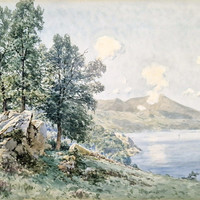 Lac du Bourget par Théophile Meunier