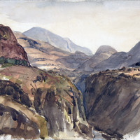 Gorges de la Romanche par Paul Huet