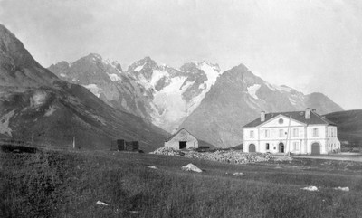 La Meije vue du Lautaret, XIXe La Meije vue du Lautaret, XIXe