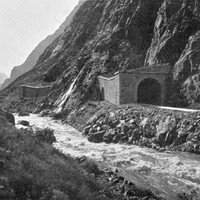 La Romanche et les tunnels de Malaval en 1900 par le TCF