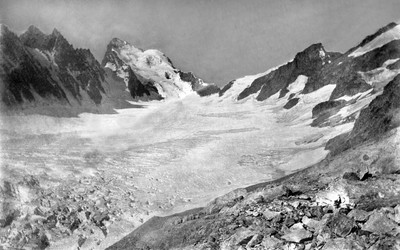 Glacier Blanc, Ecrins, XIXe Glacier Blanc, Ecrins, XIXe