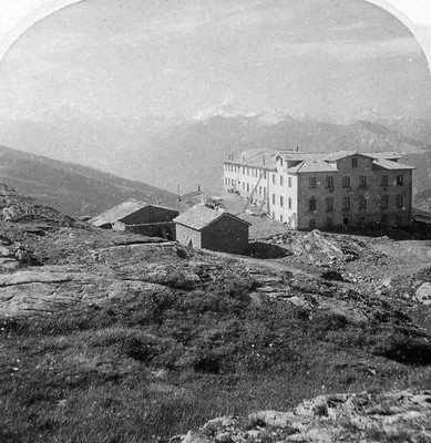 Gemmi, Hotel Wildstrubel, par Gabler 1885 Gemmi, Hotel Wildstrubel, par Gabler 1885