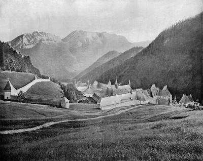 Grande Chartreuse vers 1900, Charmant Som, par Neurdein
