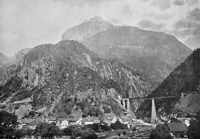 Amsteg en 1900 par Neurdein