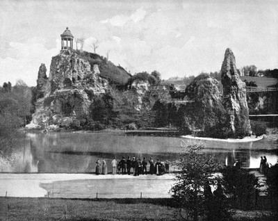 Buttes Chaumont, Paris vers 1900 par Neurdein