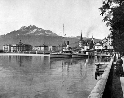 Pilatus et Lucerne en 1900 par Neurdein