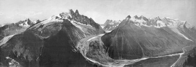 Massif du Mont Blanc en 1900 par Neurdein Massif du Mont Blanc en 1900 par Neurdein