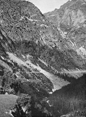 Montée aux 7 Laux, en 1900 par Neurdein