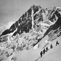 Aiguille du Midi W en 1900 par Neurdein