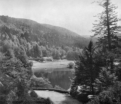 Lac de Retournemer, Vosges, en 1900 par Neurdein