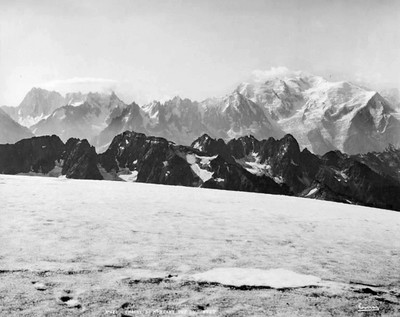 Mont Blanc vu du Buet par Georges Tairraz I Mont Blanc vu du Buet par Georges Tairraz I