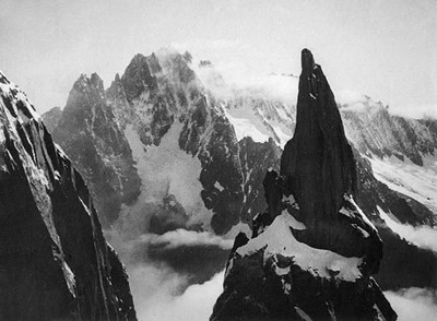 Drus, Aiguille Verte, Aiguille de la République par Georges Tairraz I Drus, Aiguille Verte, Aiguille de la République par Georges Tairraz I