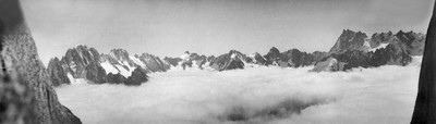 Aiguille Verte, Aiguille de Triolet, Grandes Jorasses par georges Tairraz I Aiguille Verte, Aiguille de Triolet, Grandes Jorasses par georges Tairraz I