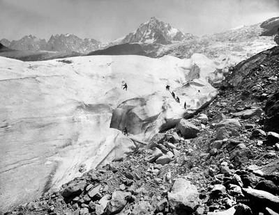 Au glacier des Bossons par Georges Tairraz I Au glacier des Bossons par Georges Tairraz I
