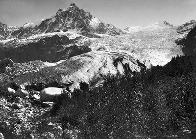 Aiguille du Midi, glacier des Bossons par Georges Tairraz I Aiguille du Midi, glacier des Bossons par Georges Tairraz I