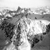 Aiguille du Midi, Grandes Jorasses, Dent du Géant, par Fleury Marius Seive, avant 1928