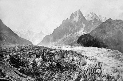 La mer de Glace vue du Chapeau par Joseph Tairraz La mer de Glace vue du Chapeau par Joseph Tairraz