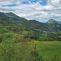 Chapelle du Petit Paris depuis le col de Muse