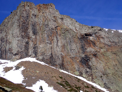 Pointe des Ramays, face Ouest