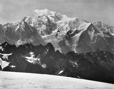 Mont Blanc vu du Buet par Georges Tairraz I Mont Blanc vu du Buet par Georges Tairraz I
