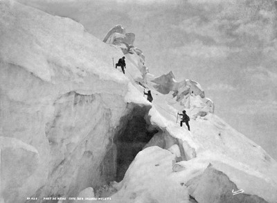 Au dessus de la crevasse par Georges Tairraz I Au dessus de la crevasse par Georges Tairraz I