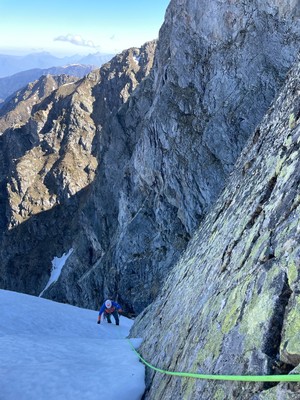 Sortie du couloir Nord Sortie du couloir Nord