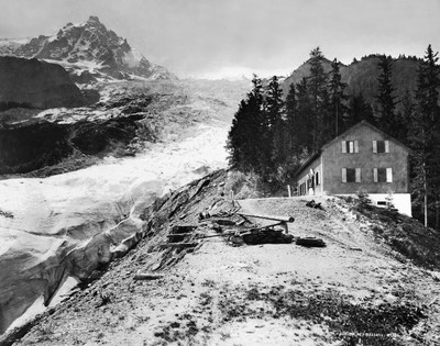 Aiguille du Midi et Glacier des Bossons par Georges Tairraz I Aiguille du Midi et Glacier des Bossons par Georges Tairraz I