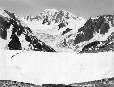 Le Mont Blanc vu du Jardin par Georges Tairraz I Le Mont Blanc vu du Jardin par Georges Tairraz I