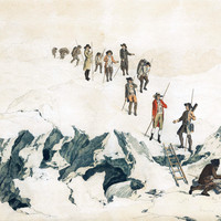 Ascension du Mont Blanc par De Saussure en 1787