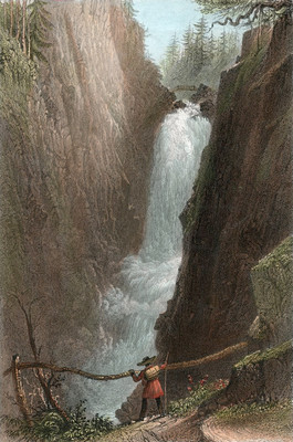 Chute de l'Aar par W.H. Bartlett Chute de l'Aar par W.H. Bartlett