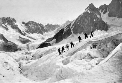 Sur le Glacier du Géant par Joseph Tairraz Sur le Glacier du Géant par Joseph Tairraz