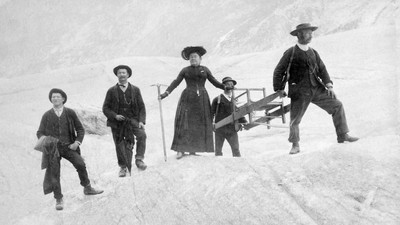Sur le glacier par Joseph Tairraz Sur le glacier par Joseph Tairraz