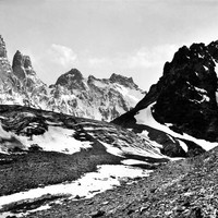 Pic du Coup de Sabre, Ailefroide, Glacier Noir par Vittorio Sella