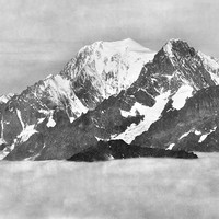 Mont Blanc et Grandes Jorasses par Vittorio Sella