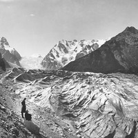 Glacier Karaugom par Vittorio Sella 1890