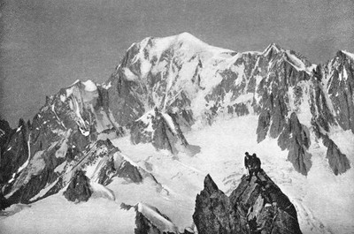 Pointe Sella, Mont Blanc, vus de la Dent du Géant pointe Graham, avant 1927 Pointe Sella, Mont Blanc, vus de la Dent du Géant pointe Graham, avant 1927