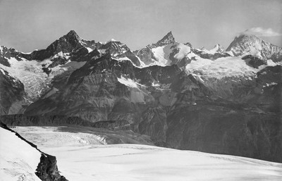 Gabellhorn - Rothorn - Weisshorn par Vittorio Sella Gabellhorn - Rothorn - Weisshorn par Vittorio Sella
