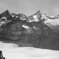 Gabellhorn - Rothorn - Weisshorn par Vittorio Sella