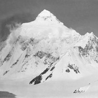 K2 NE par vittorio Sella en 1909