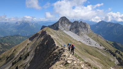 Pointe de la Sambuy depuis la Pointe de Chaurionde Pointe de la Sambuy depuis la Pointe de Chaurionde