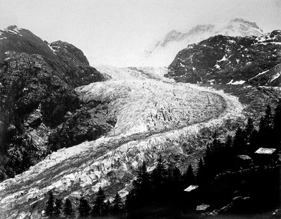 Breithorn et Gorner Gletscher par Adolphe Braun en 1863 Breithorn et Gorner Gletscher par Adolphe Braun en 1863