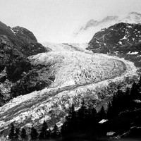 Breithorn et Gorner Gletscher par Adolphe Braun en 1863