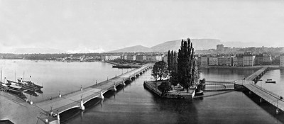 Genève par Adolphe Braun en 1860 Genève par Adolphe Braun en 1860
