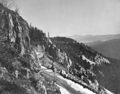 Col de la Schlucht par Braun (tirage au charbon) Col de la Schlucht par Braun (tirage au charbon)