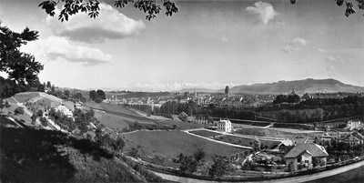 Berne et Alpes Bernoises en fond par Braun Berne et Alpes Bernoises en fond par Braun