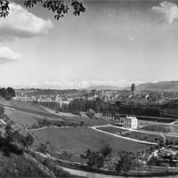 Berne et Alpes Bernoises en fond par Braun