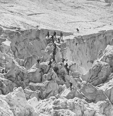 Mont Blanc, la Jonction par Bisson Frères en 1861 Mont Blanc, la Jonction par Bisson Frères en 1861